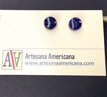 Load image into Gallery viewer, Sodalite Stud Earrings