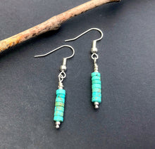 Load image into Gallery viewer, Kingman Turquoise Earrings