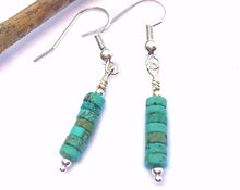 Load image into Gallery viewer, Kingman Turquoise Earrings