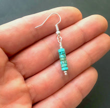Load image into Gallery viewer, Kingman Turquoise Earrings