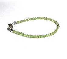 Load image into Gallery viewer, Peridot Bracelet with Silver