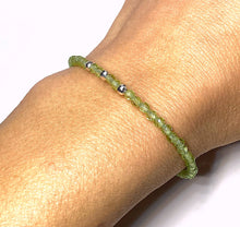 Load image into Gallery viewer, Peridot Bracelet with Silver