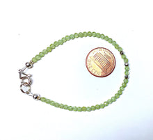 Load image into Gallery viewer, Peridot Bracelet with Silver