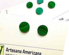 Load image into Gallery viewer, Malachite Stone Earrings