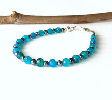 Load image into Gallery viewer, Blue Agate and Terahertz