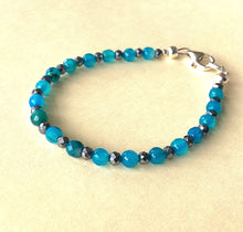 Load image into Gallery viewer, Blue Agate and Terahertz