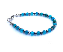 Load image into Gallery viewer, Blue Agate and Terahertz