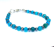 Load image into Gallery viewer, Blue Agate and Terahertz
