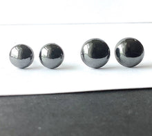 Load image into Gallery viewer, Hematite Studs