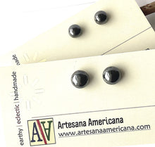 Load image into Gallery viewer, Hematite Studs
