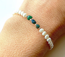 Load image into Gallery viewer, Pearl and Blue Opal