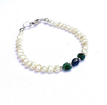 Load image into Gallery viewer, Pearl and Blue Opal