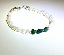 Load image into Gallery viewer, Pearl and Blue Opal