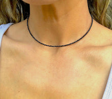 Load image into Gallery viewer, Black Spinel Choker