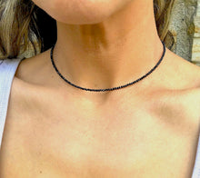 Load image into Gallery viewer, Black Spinel Choker