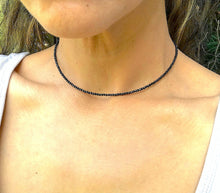 Load image into Gallery viewer, Black Spinel Choker