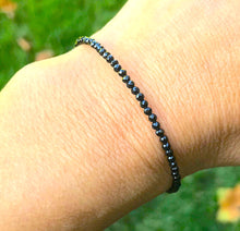 Load image into Gallery viewer, Black Spinel Bracelet