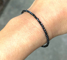 Load image into Gallery viewer, Black Spinel Bracelet