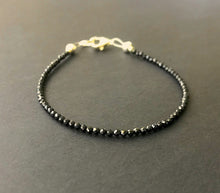 Load image into Gallery viewer, Black Spinel Bracelet