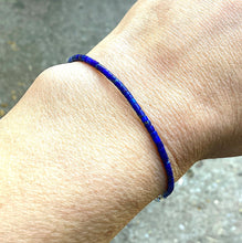 Load image into Gallery viewer, Tiny Lapis Lazuli Bracelet