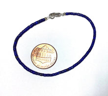 Load image into Gallery viewer, Tiny Lapis Lazuli Bracelet