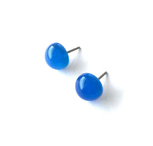 Load image into Gallery viewer, Blue Agate Studs