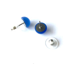 Load image into Gallery viewer, Blue Agate Studs