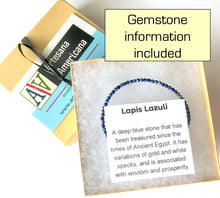 Load image into Gallery viewer, Lapis Lazuli Stretch Bracelet