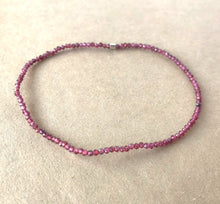 Load image into Gallery viewer, Garnet Stretch Bracelet