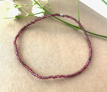 Load image into Gallery viewer, Garnet Stretch Bracelet