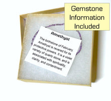 Load image into Gallery viewer, Amethyst Stretch Bracelet