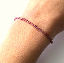 Load image into Gallery viewer, Garnet Stretch Bracelet