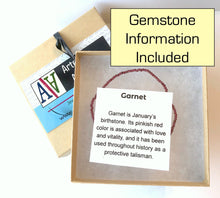 Load image into Gallery viewer, Garnet Stretch Bracelet