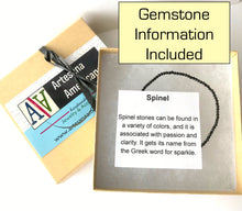 Load image into Gallery viewer, Black Spinel Stretch Bracelet