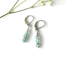 Load image into Gallery viewer, Small Dangle Earrings with Agate