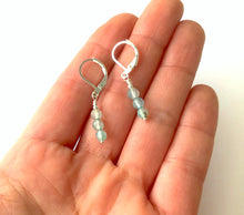 Load image into Gallery viewer, Small Dangle Earrings with Agate