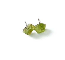 Load image into Gallery viewer, Raw Peridot Earrings