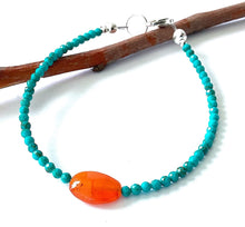 Load image into Gallery viewer, Turquoise and Carnelian