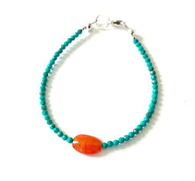 Load image into Gallery viewer, Turquoise and Carnelian