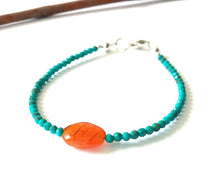 Load image into Gallery viewer, Turquoise and Carnelian