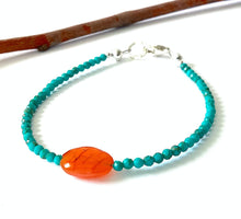 Load image into Gallery viewer, Turquoise and Carnelian
