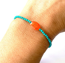 Load image into Gallery viewer, Turquoise and Carnelian