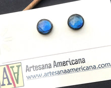 Load image into Gallery viewer, Labradorite Studs