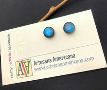 Load image into Gallery viewer, Labradorite Studs