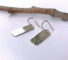 Load image into Gallery viewer, Hammered Sterling Silver Earrings