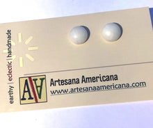 Load image into Gallery viewer, White Jade Earrings