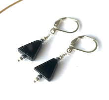 Load image into Gallery viewer, Black Onyx Earrings