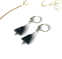 Load image into Gallery viewer, Black Onyx Earrings