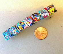Load image into Gallery viewer, Abstract Faces Barrette