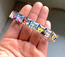 Load image into Gallery viewer, Abstract Faces Barrette